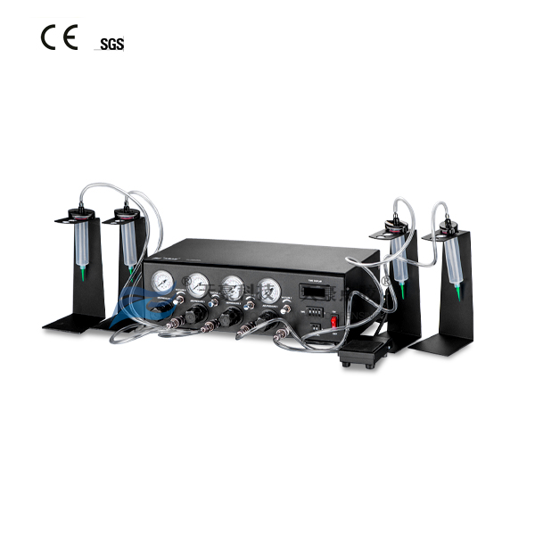 四頭高精度數顯循環點膠機