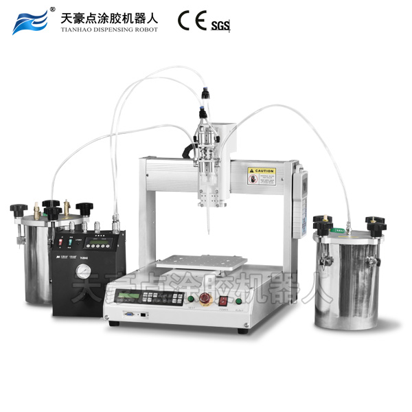氣壓式雙液點涂膠機器人
